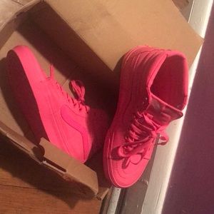 Hot pink Vans